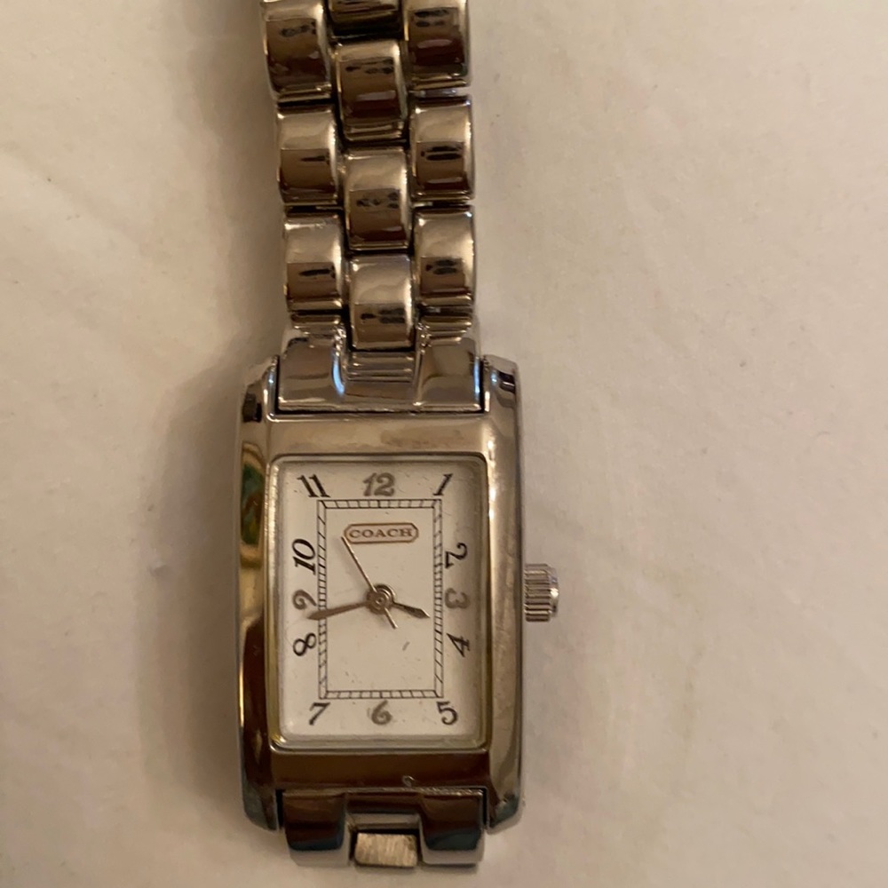 Coach watch Swiss water resistant. Small wristband